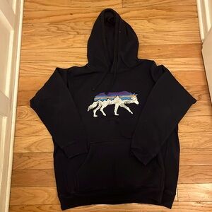 Navy blue Patagonia hoodie men’s Large